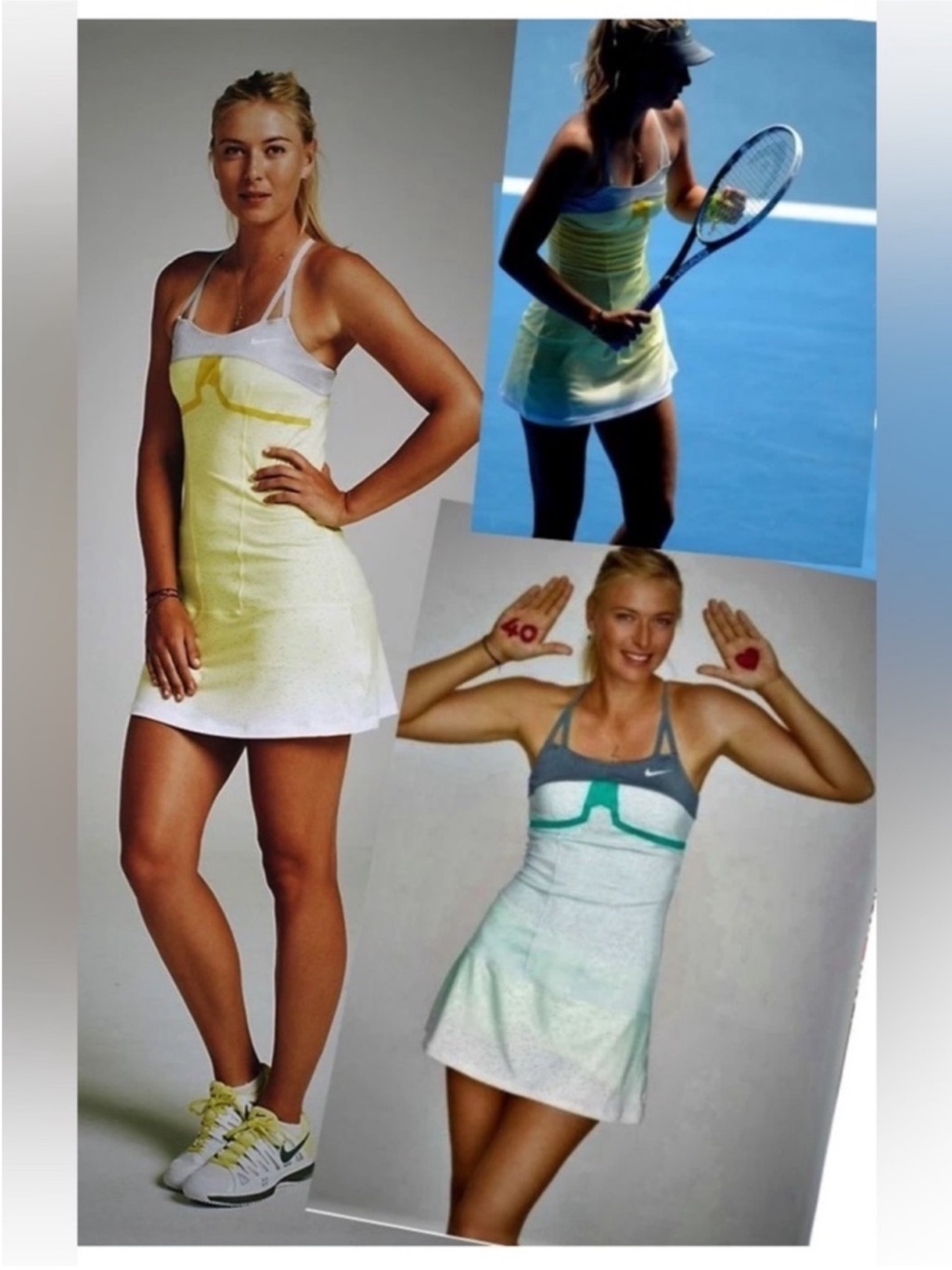 Nike Dri-Fit Maria Sharpanova Green/Grey Tennis Dress